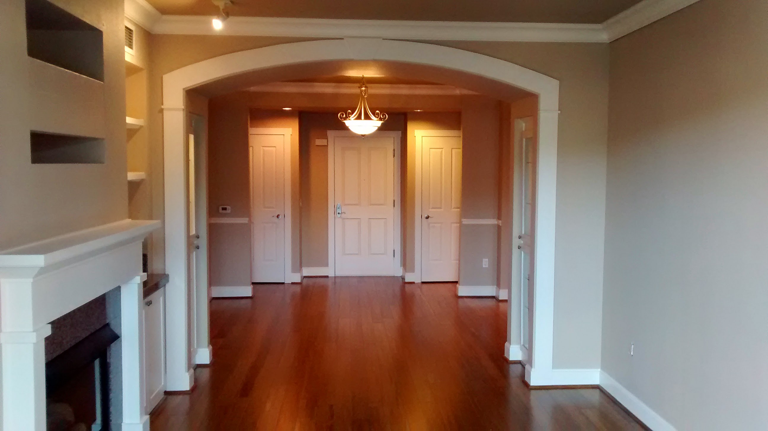 After: Irvington · arch & formal dining room